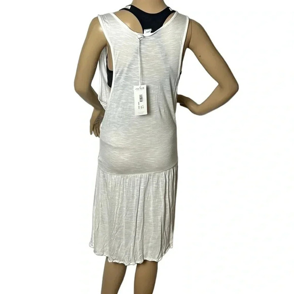 KOY RESORT WHITE SM, crochet ,button front beach cover, deep V-neck - Picture 10 of 13